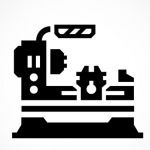 Vertical Turning Centers CNC Machine Icon