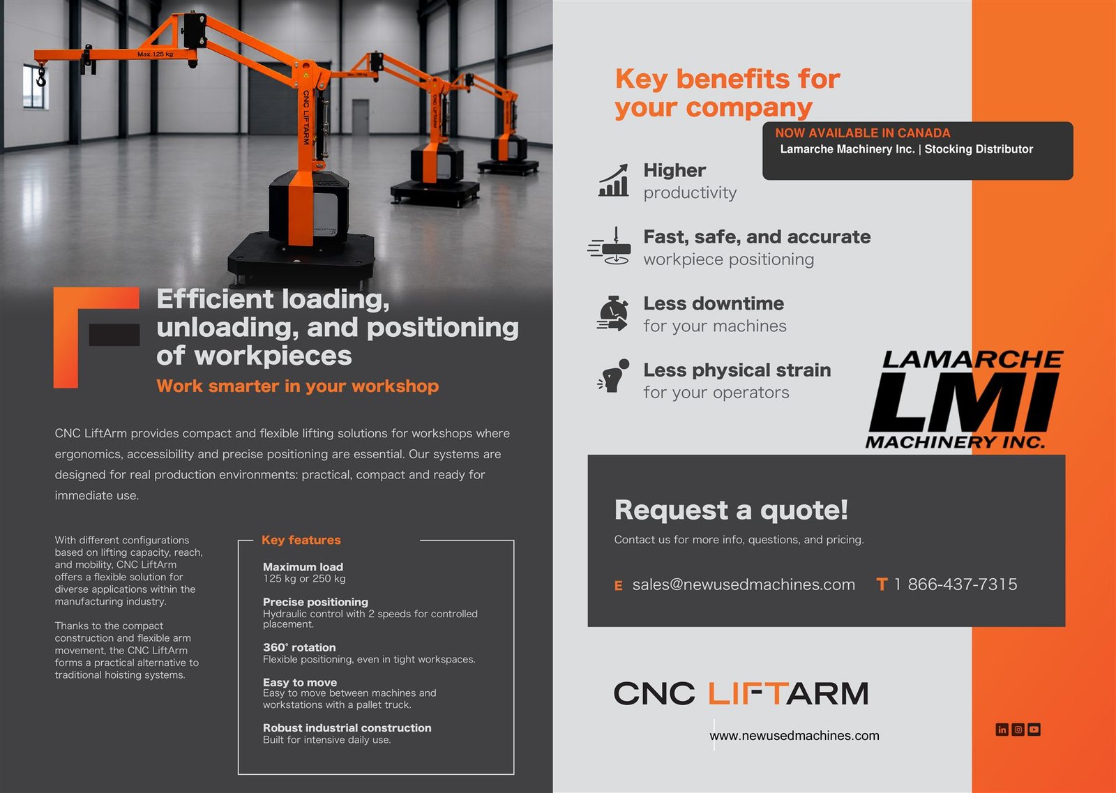 CNC Lift Arm Info PART 3